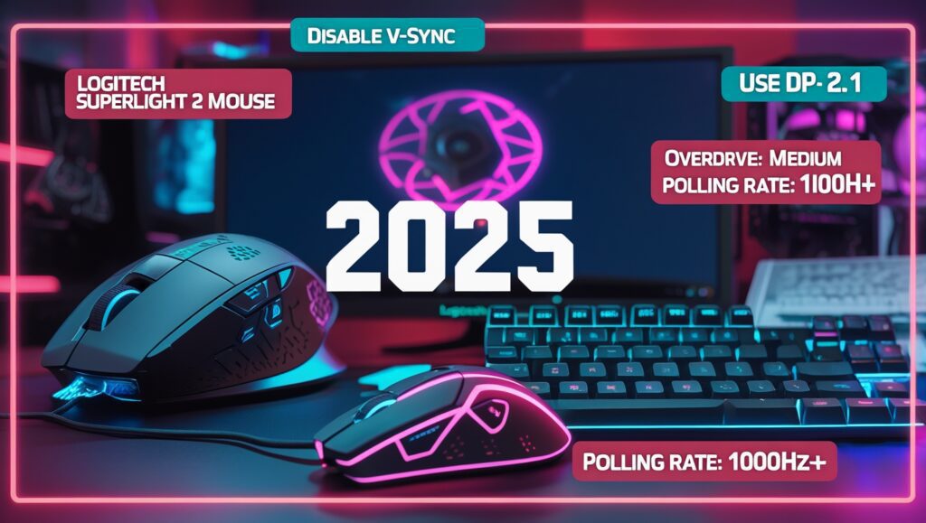 2025 optimization cheat sheet: Essential settings for Logitech, Alienware, and Wooting gear to minimize input lag and motion blur